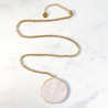 Long necklace pendule Quartz