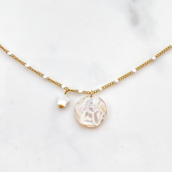 Collier Angel White-Mary