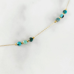 Aztec pebble necklace