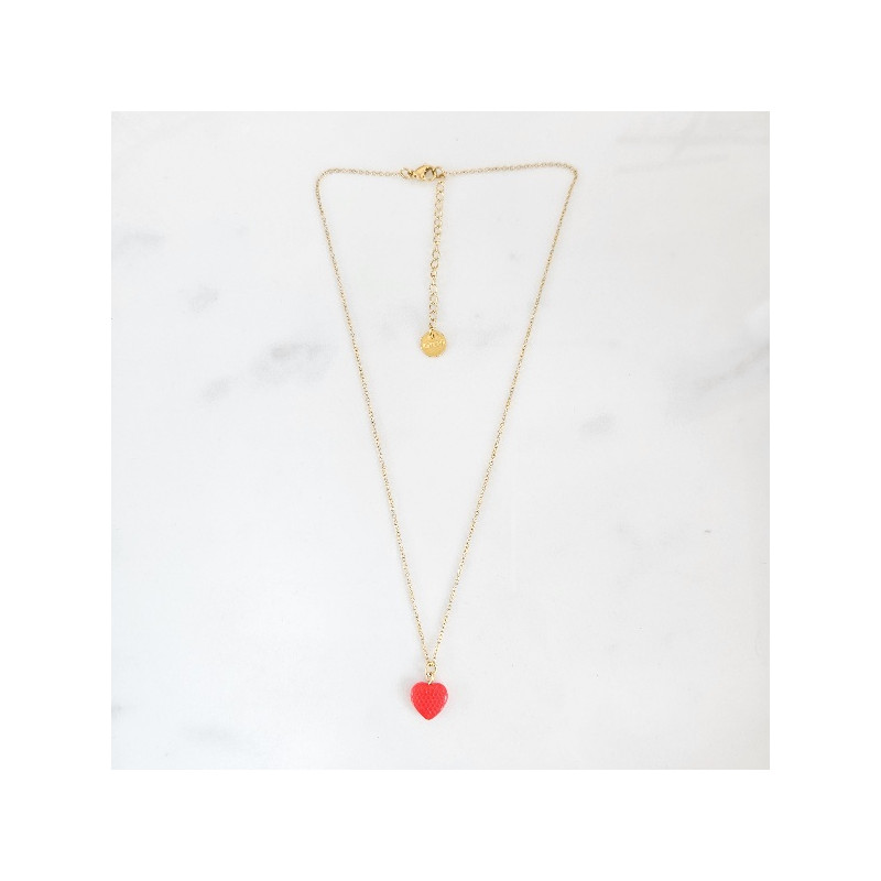 Chaîne pendentif cœur