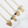 Sautoir grigris Maeva Turquoise