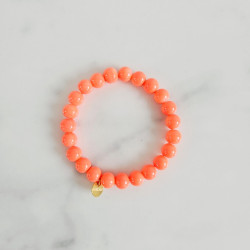 Bracelet élastiqué Jellybeans orange