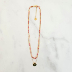 Collier Miyuki red