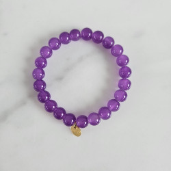 Elastic bracelet mother of pearl