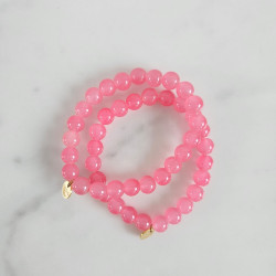 Elastic bracelet mother of pearl