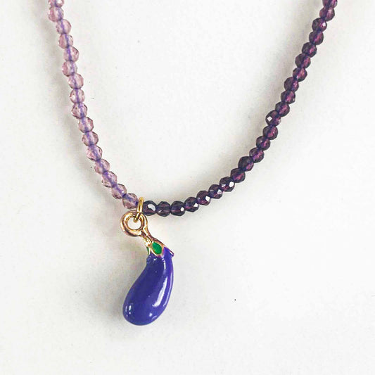 Collier Jackpot Aubergine