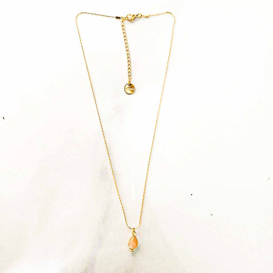 Collier Médaillon Joséphine Rose