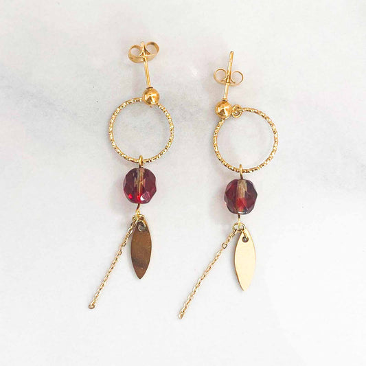 Boucles d'Oreilles Flamme Renaissance