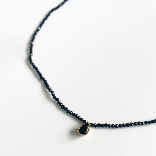 Collier simple Maharani noir