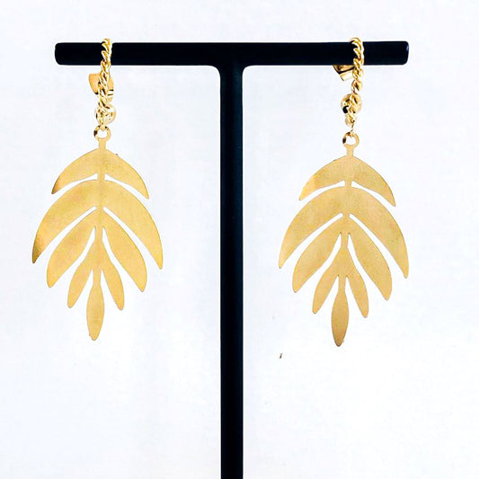 Boucles d'oreilles Palme Amazonia