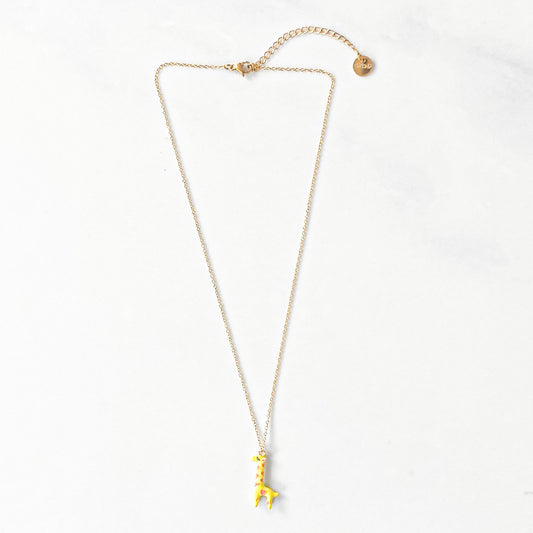 Chaîne pendentif girafe