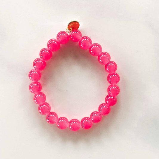 Bracelet élastiqué fushia