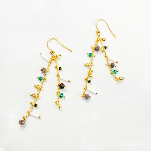 Boucles d'oreilles Acapulco Green