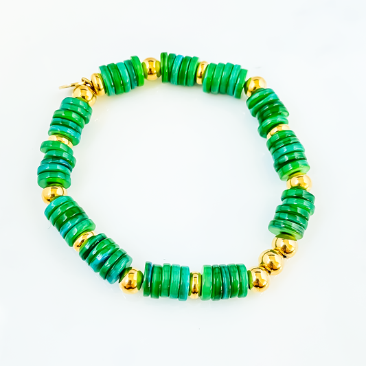 Bracelet African Queen Vert