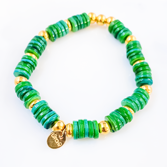 Bracelet African Queen Vert