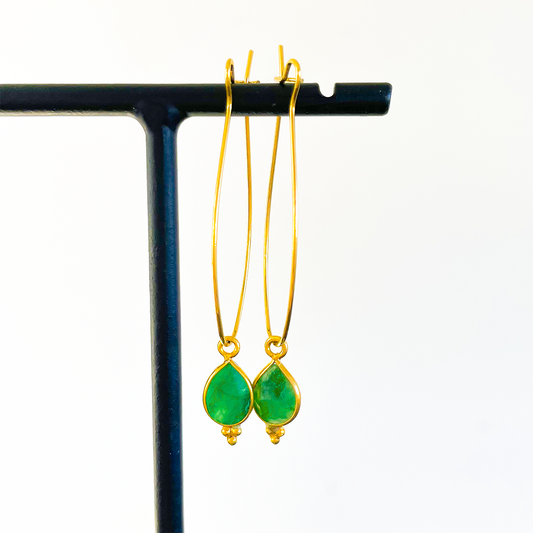 Boucles d'oreilles Green Amazonia