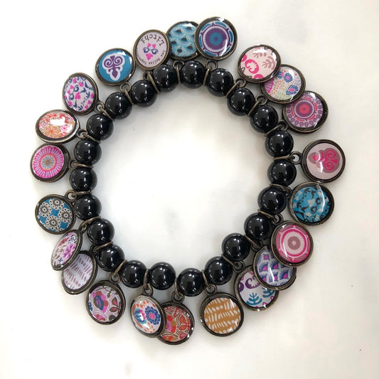 Bracelet Floréal noir