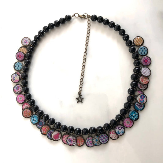 Collier Floréal noir