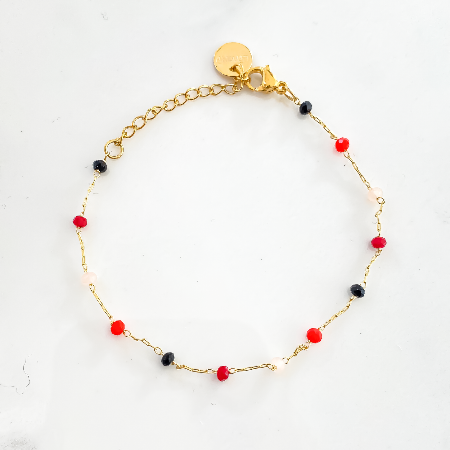 Bracelet Poppy Perles rouge