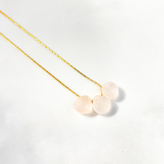 Collier Fresh triple pearl STONE