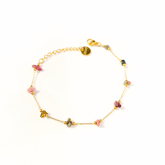 Bracelet Gingko Tourmaline