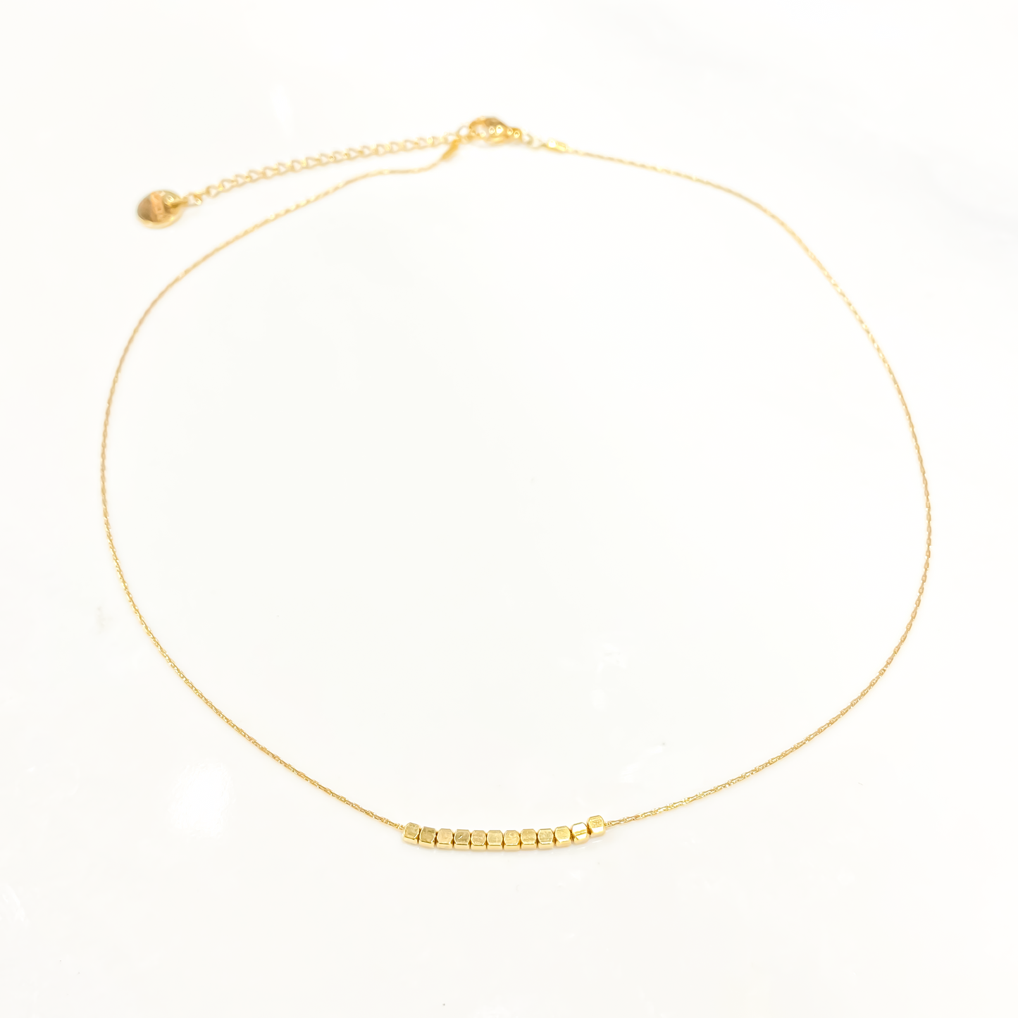 Collier Gold Cube