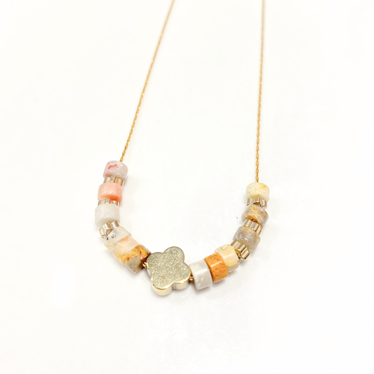 Collier Agate Beige WILD
