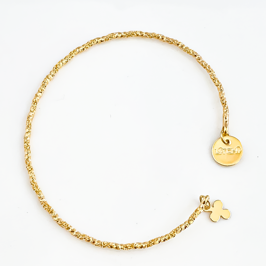 Jonc ouvert torsadé Maharani