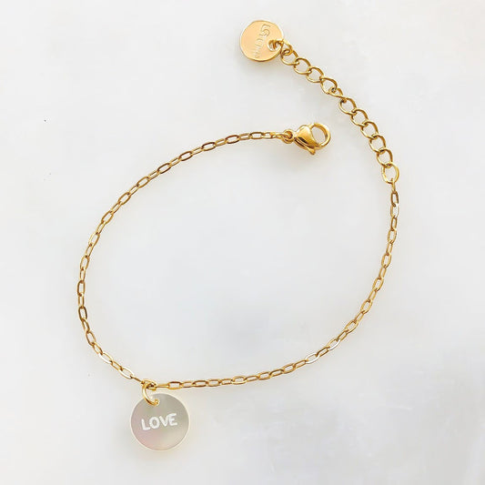 Bracelet nacre Love