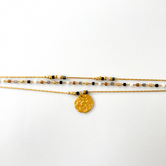 Bracelets Miyuki Triple NOIR