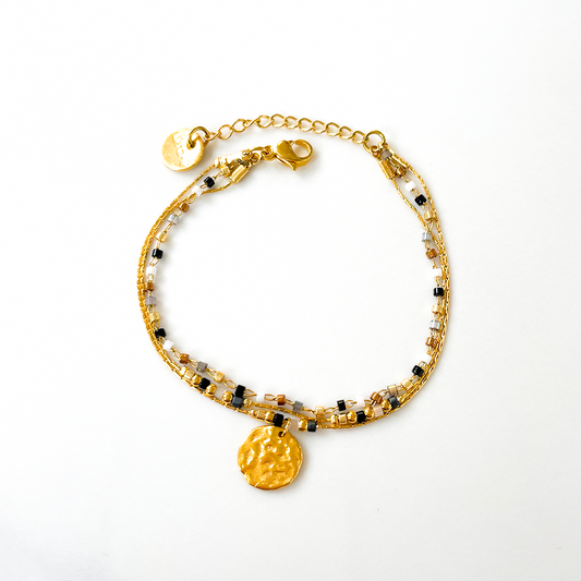 Bracelets Miyuki Triple NOIR