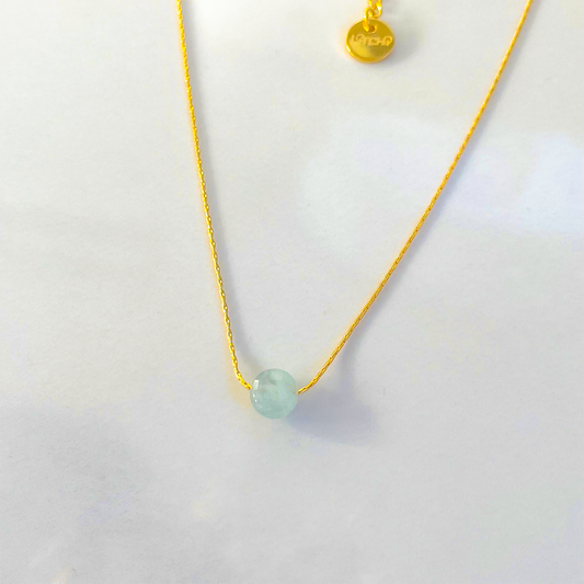 Collier Mini Moon Bleu