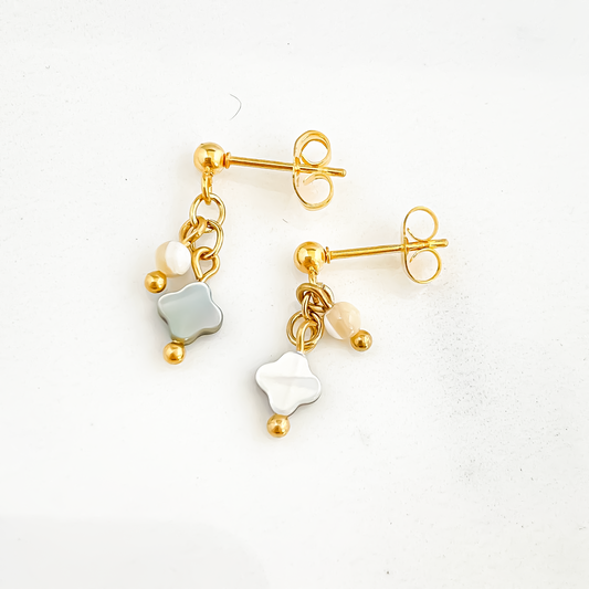 Boucles d'oreilles double Trèfle