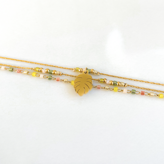 Bracelets Miyuki Triple Sable